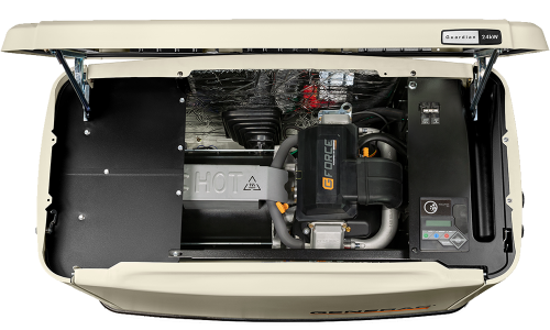 Inside of 24kW Generac Generator